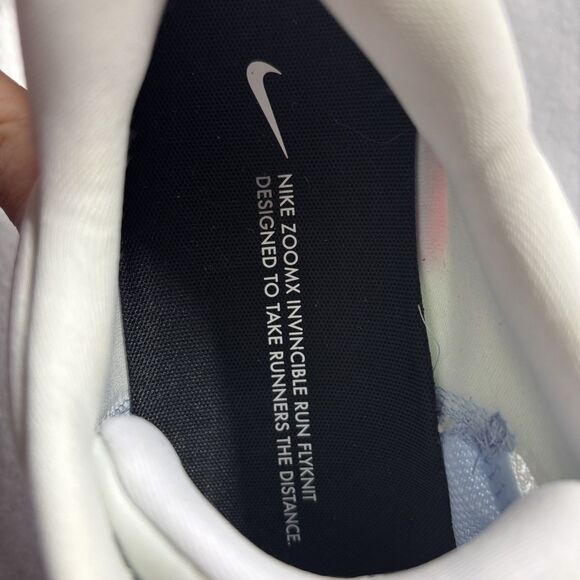 Nike ZoomX Invincible Run Flyknit 'White Dynamic Turquoise' Women's Size 11.5 - Picture 7 of 7